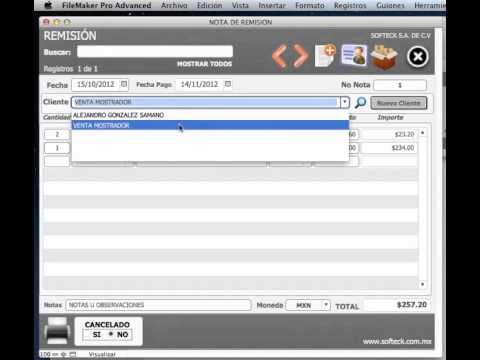 05 Elaborar una Nota de Remisión en CBB Factura