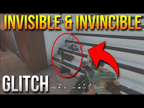 INVINCIBLE & INVISIBLE GLITCH!! *Godmode* (Kafe Dostoyevsky) - Rainbow Six Siege White Noise