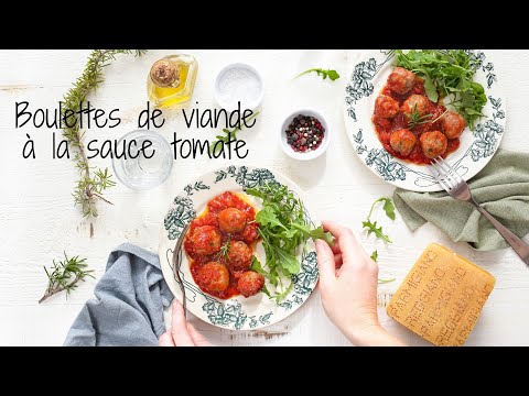 Boulettes de viande (polpette) italiennes à la sauce tomate, faciles et light !