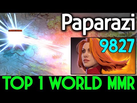 Top 1 World Record MMR Paparazi Plays Lina vs China Star 7.06 Dota 2