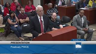 November 07 - 2018 PWCS School Board Meeting