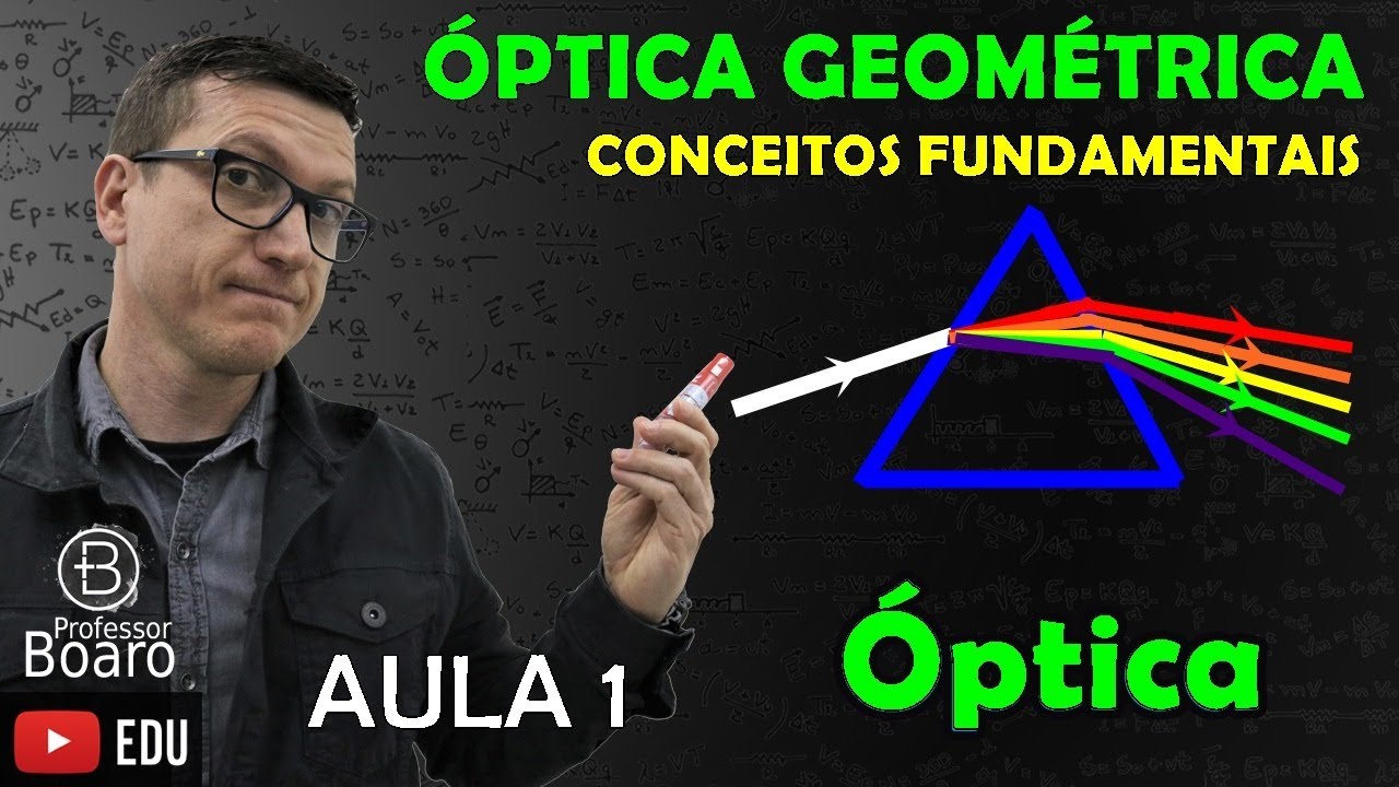 CONCEITOS FUNDAMENTAIS - ÓPTICA - (TEORIA + EXERCÍCIOS) -  AULA 1