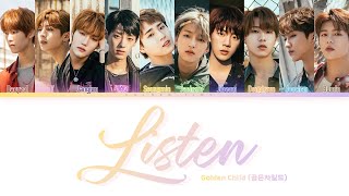 Golden Child (골든차일드) - Listen (들어봐 줄래) - Lyrics (Han/Rom/Eng)
