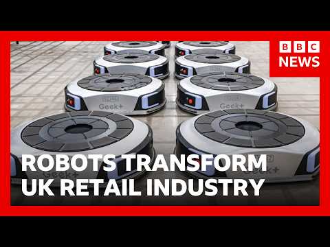 The Chinese robot army transforming the UK's retail industry | BBC News