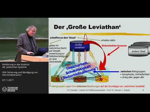 Grundkurs Politische Systeme - 4/14 - Sicherung & Bändigung von Herrschaftsmacht I - Prof. Patzelt