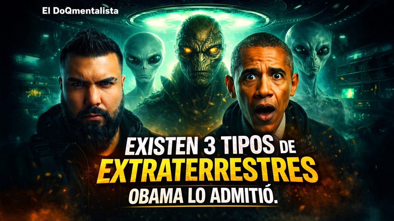 OBAMA LO DIJO… TRUMP LO CONFIRMÓ | 3 RAZAS EXTRATERRESTRES y el SECRETO del Área 51
