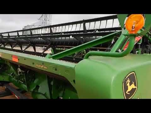 2015 John Deere 635FD flex draper head for sale at auction | bidding closes August 14, 2019