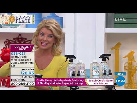 Happy Place Wrinkle Release 20 oz. Concentrate Set  Swee...