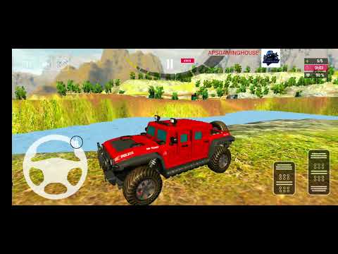 Driving Hummer jeep Offroad 3d  Game - Best Android gameplay HD  @APSGAMINGHOUSE