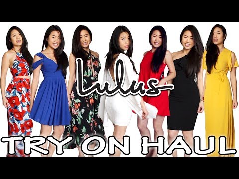Lulus Clothing Try On Haul | Summer Dresses | Wedding Guest | #lovelulus | Unboxing & Review Video