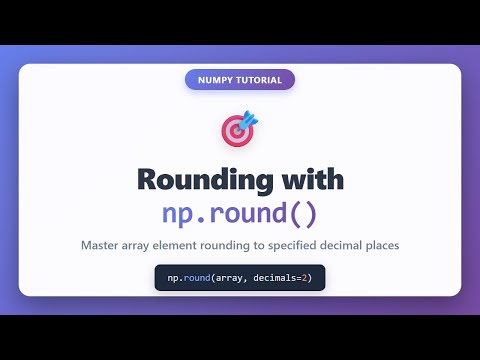 Python Numpy Round