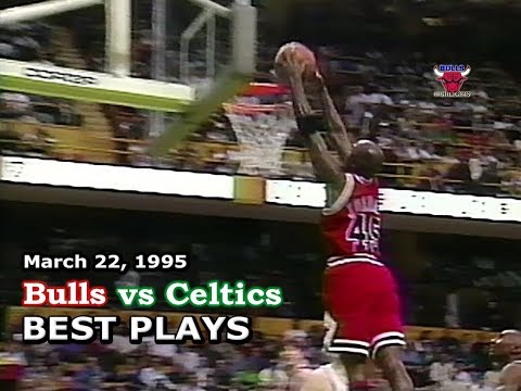 March 22, 1995 Bulls vs Celtics highlights