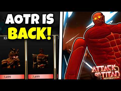 AOT Revolution UPDATE 4 is SO BACK..? (Waves!)