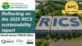 Reflecting on the 2025 RICS sustainability report