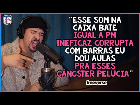 VICTOR XAMÃ DÁ AULAS NUM BOOMBAP CRIMINAL ☠️  (PROD. 808 LUKE) | rap, falando: freeverse