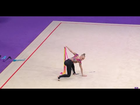 Viktoriia Onopriienko Ribbon Qual 29,800 - World Challenge Cup Cluj-Napoca 2023