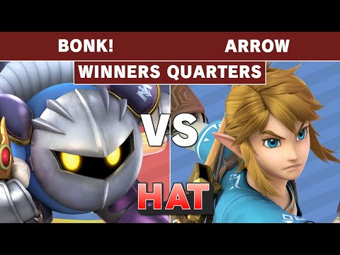 HAT 100 - lluZ | BONK! (Meta Knight) Vs. Arrow (Link) Winners Quarters - Smash Ultimate