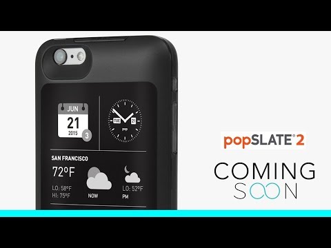 Popslate 2 - Smart iPhone Case with Second Screen