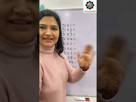 🤓Easy Trick of Learn Table of 31/Multiplication Table of 31/Maths Tables/Pahada#shortsfeed #shorts