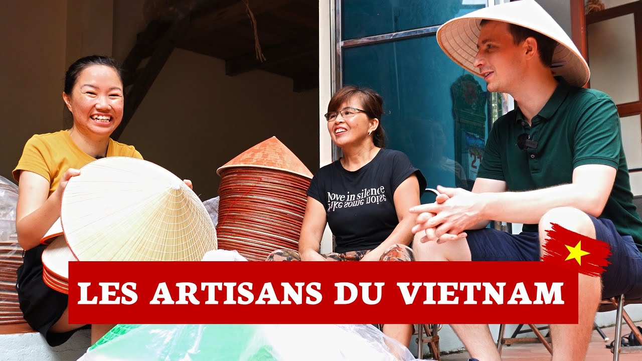 VIETNAM - Ce marché des CHAPEAUX CONIQUES est UNIQUE 🇻🇳