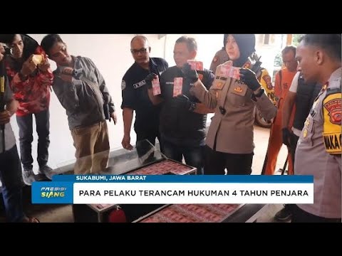 SINDIKAT PENGGANDA UANG DIAMANKAN POLRES SUKABUMI KOTA