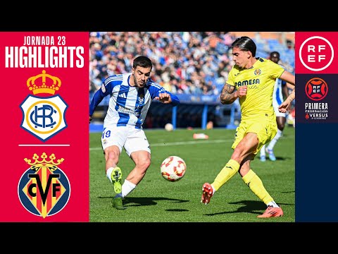 Resumen #PrimeraFederación | Recreativo de Huelva 3-3 Villarreal CF B | Jornada 23 | Temporada 24/25