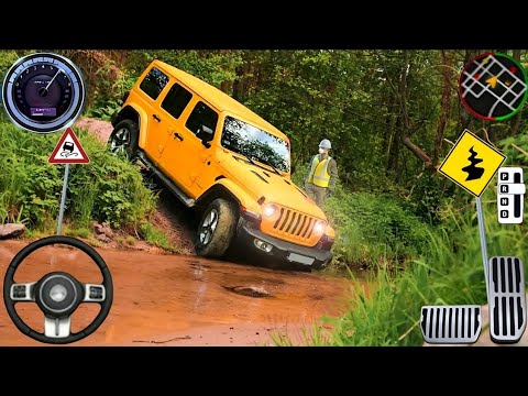 4x4 Offroad Jeep Driving Simulator 3D - Drive SUV 4x4 jeep Offroad Game - Android GamePlay