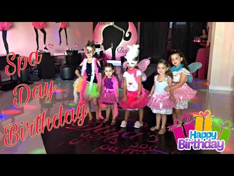Little Girl Spa Birthday Party