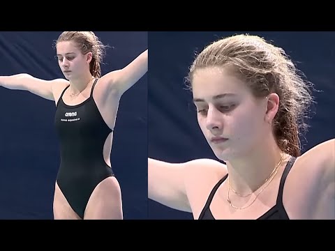 QQQsports - Laina Remund from Switzerland - 1m Springboard - Junior Diving Championships - #diving