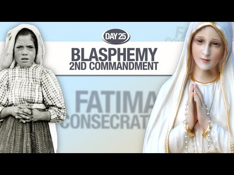 Sins Against the 2nd Commandment | Catholic (Day 25)