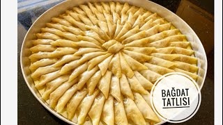 Bağdat Tatlısı🔝✅Muhteşem El Açması Baklava Tarifi✅🔝BERA TATLİDUNYASİ