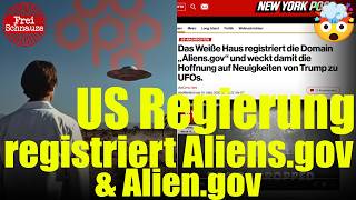 Eilmeldung: US Regierung registriert die Domain Aliens.gov & Alien.gov 🤯 & Bob Lazar S4 Trailer! 👽🛸