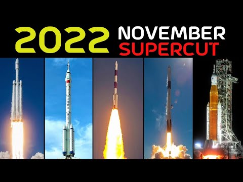 Rocket Launch Compilation 2022 (November SuperCut)