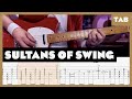 Dire Straits Sultans Of Swing Guitar Tab Lesson Cover Tutorial
