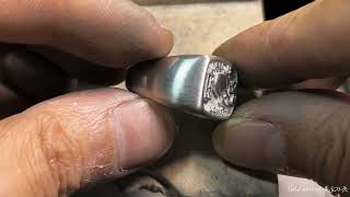 Full Making Process of a Beautiful Platinum Ring