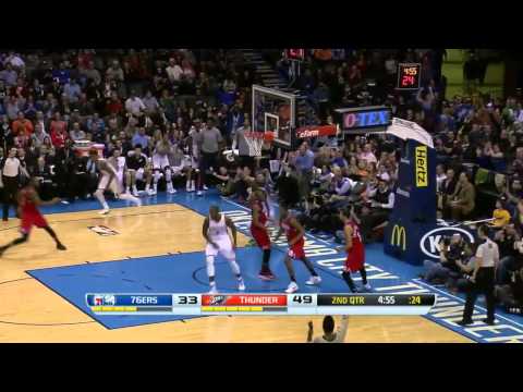 Philadelphia 76ers vs Oklahoma City Thunder | March 4, 2014 | NBA 2013-14 Season