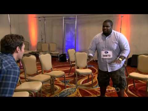 Ryan Seacrest takes on American Idol contestant and footballer Shanon Wilson