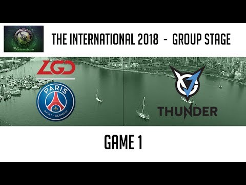 PSG.LGD vs VGj.Thunder (Game 1) | The International 2018: Group Stage