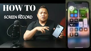 HOW TO SCREEN RECORD on iPhone 13 Pro Max || iPhone 13 Pro Max Tutorials