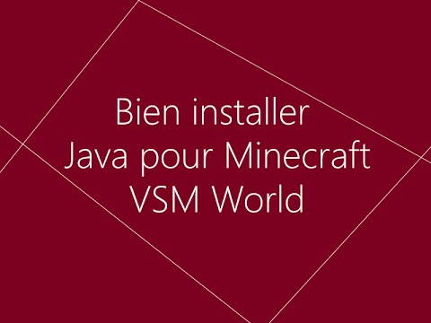 comment regler java pour minecraft