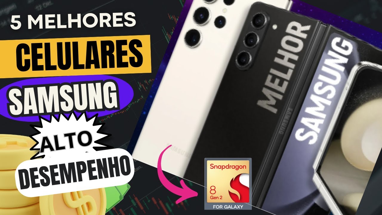 TOP 5 MELHORES Celulares SAMSUNG CUSTO BENEFÍCIO em 2024!!#foryou #viral #celulargamer #samsung #pov