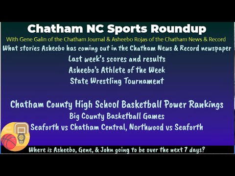 Chatham NC Sports Update - 1.31.24