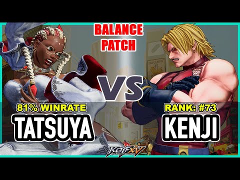 KOF XV 🔥 Tatsuya (K'/Dolores/Yashiro) vs Kenji (Rugal/K'/Ryo)