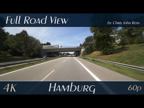 Hamburg, Germany: Lohbrügge, Billstedt, Horn - Bergedorfer Straße, B5 - 4K (UHD/2160p/60p) Video