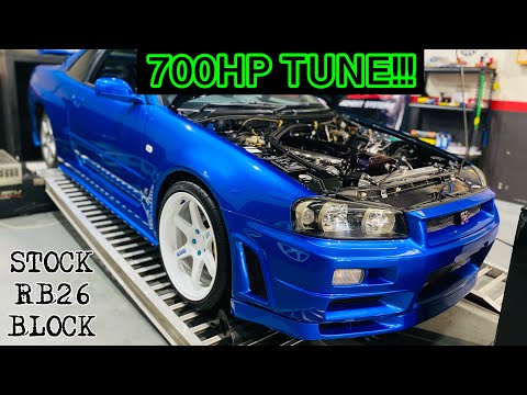 R34 Gtr Dyno-Run 700hp!!!