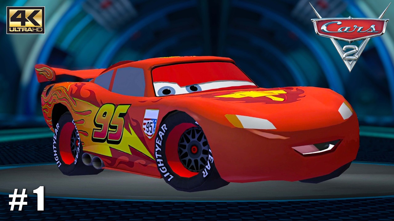 Cars 2 - Wii Gameplay Full Movie Playthrough / HD Textures / 4K 2160p / PART 1 (DOLPHIN)