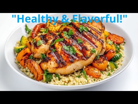 Qatari Grilled Chicken with Couscous & Veggies Healthy, Flavorful, and Easy Recipe