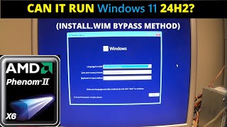 What happens when you drop install Windows 11 24H2 on system without SSE4.2 and POPCNT