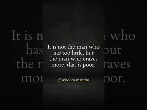 Motivational Quote : Reject the Poverty of Greed