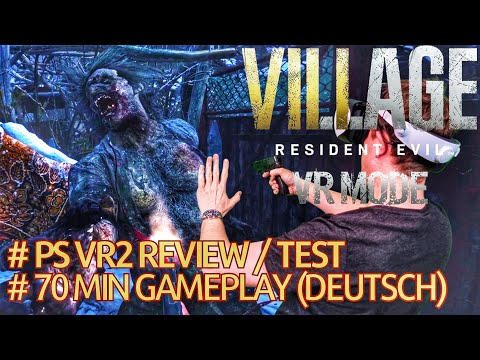 PSVR2: Resident Evil Village VR - Gameplay & Tech Review/ Test/ PS5 Gameplay dlc (Deutsch)
